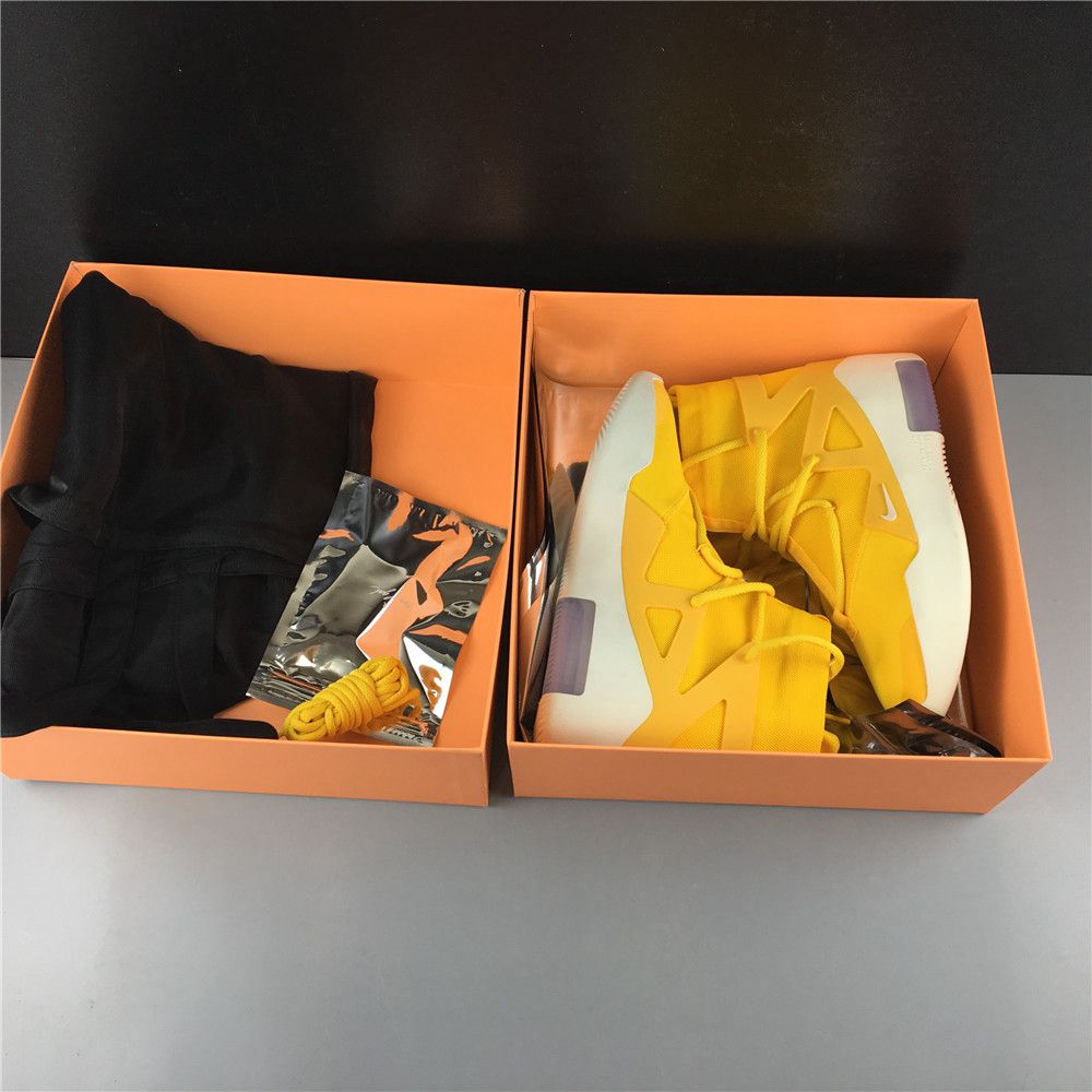 NIKE Air Fear of God 1 FOG YELLOW AR4237-700